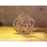 Wholesale - Crystal Rose Style Brooch with SWAROVSKI Elements
