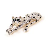 Wholesale - Crystal Leopard Style Brooch with SWAROVSKI Elements
