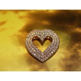 Wholesale - Crystal Heart-Shaped Style Brooch with SWAROVSKI Elements