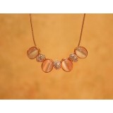 Wholesale - Rose Gold Opal Necklace with SWAROVSKI Elements