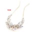 Crystal U-Type Butterfly/Blossoms Style Necklace with SWAROVSKI Elements (9411)