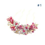 Wholesale - Classical Crystal Bouquet Hairpin with SWAROVSKI Elements (8881)