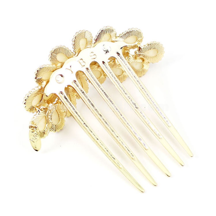 Crystal Pearl Butterfly Hairpin with SWAROVSKI Elements 