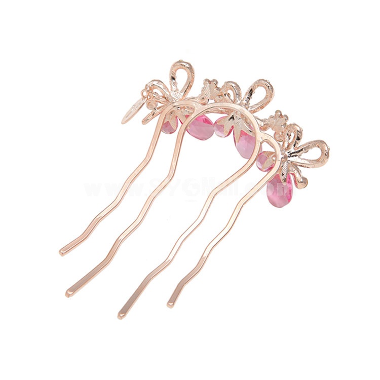 Crystal Butterfly Hairpin with SWAROVSKI Elements