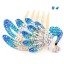 Crystal Peacock Style Hairpin with SWAROVSKI Elements (9369)