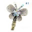 Crystal Butterfly Style Hairpin with SWAROVSKI Elements (9407)