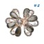 Crystal Petals Style Hairclip with SWAROVSKI Elements