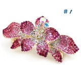 Wholesale - Crystal Big Blossoms Style Hairclip with SWAROVSKI Elements (8904)