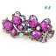 Crystal Big Gems/Love hearts Style Hairclip with SWAROVSKI Elements (8908)
