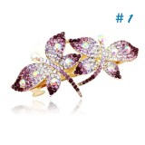Wholesale - Crystal Double Butterflies Style Hairclip with SWAROVSKI Elements