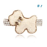 Wholesale - Crystal Bow Tie Doggy Hairclip with SWAROVSKI Elements (9401)