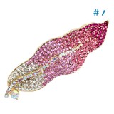 Wholesale - Crystal Quill Style Hairclip with SWAROVSKI Elements (9493)