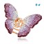 Crystal Butterfly Style Hairclip with SWAROVSKI Elements (9464)