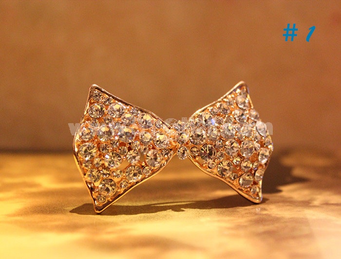 Crystal Bow Tie Style Hairclip with SWAROVSKI Elements
