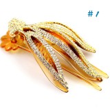 Wholesale - Crystal Leave Style Hairclip with SWAROVSKI Elements 