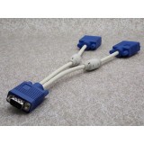 Wholesale - VGA 1 source to 2 displays Splitter cable 