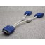 VGA 1 source to 2 displays Splitter cable 