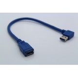 Wholesale - USB 3.0 Right Angle Male to Female Cable