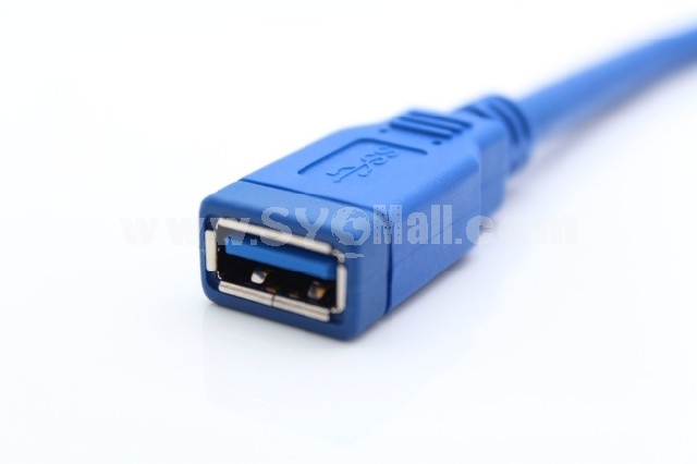 USB 3.0 Right Angle Male to Female Cable