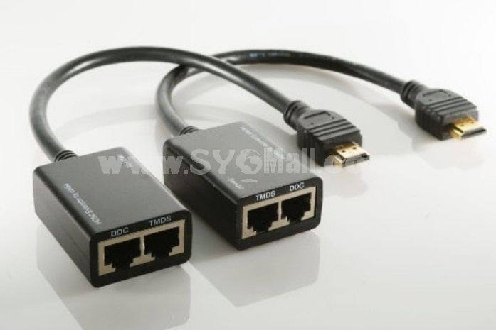 HDMI Extender over Cat5e or Cat6 Cables