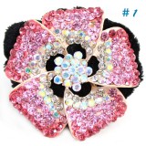Wholesale - Crystal Blossoms Style Hairband with SWAROVSKI Elements (9519)
