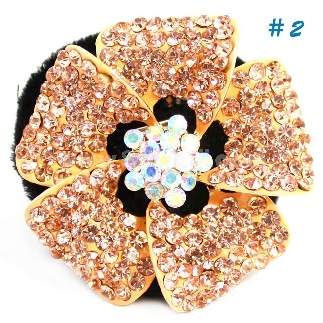 Crystal Blossoms Style Hairband with SWAROVSKI Elements (9519)