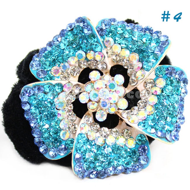 Crystal Blossoms Style Hairband with SWAROVSKI Elements (9519)