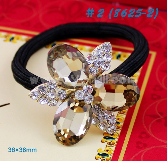 Crystal Butterfly/Blossoms Style Hairband with SWAROVSKI Elements (8625)