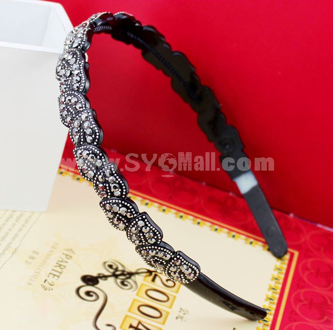 Crystal Leaves Style Hairband with SWAROVSKI Elements (9356)