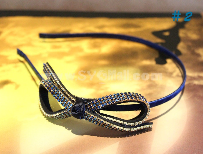 Crystal Bow Tie Style Hairband with SWAROVSKI Elements