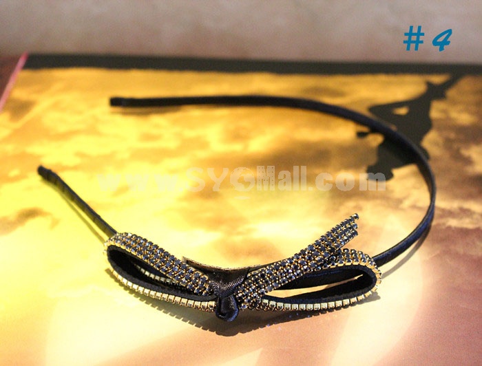 Crystal Bow Tie Style Hairband with SWAROVSKI Elements