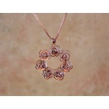 Wholesale - Rose Pattern Necklace with SWAROVSKI Elements