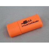 Wholesale - USB 2.0 MicroSD Card Reader Orange Classic Design