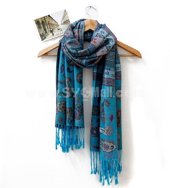 Office Lady Vintage Ethnic Women's Scarf