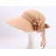 Women's Beach Hat Broad Front Brim Design with Blossom