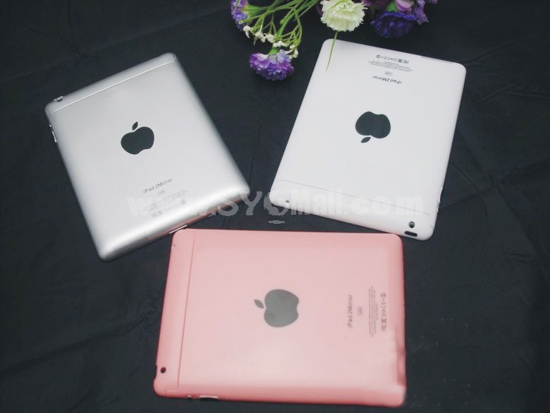 Ipad2 Style Portable Mirror Creative Make-Up White/Pink/Silver to Choose 