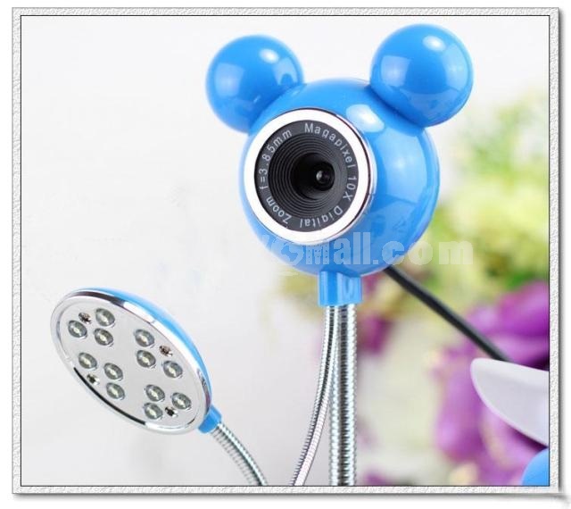 4 in 1 USB Digital Camera Large Mickey Mouse Shaped For Laptop Desktop