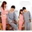 SHIRLEY Pure Cotton Printing Lapel Long Sleeve Casual Pajamas
