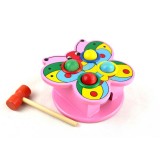 Wholesale - Butterfly Style Knock Table Beating Desk Children Puzzle Wooden Toys Educational Toys Multicolour (XBB-1401)
