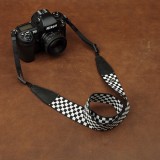 Wholesale - Shoulder Strap for SLR Camera Universal Type Black&white Plaid Style (CAM8174)