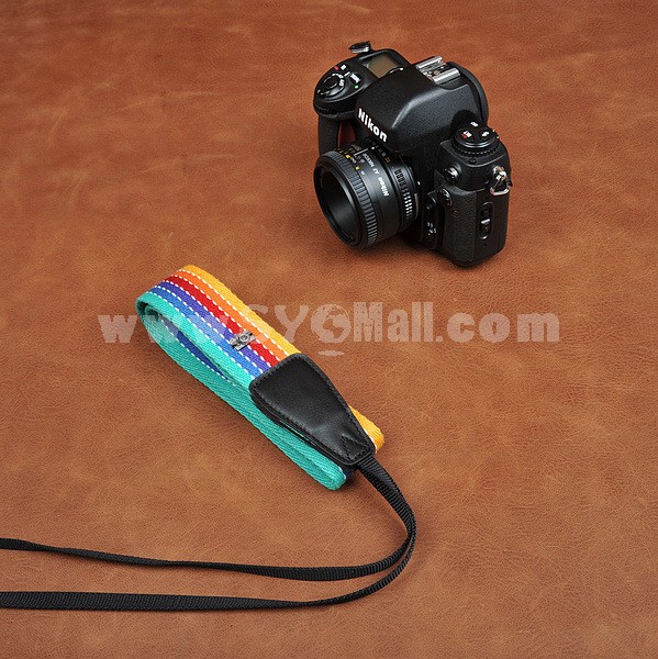 Shoulder Strap for SLR Camera Universal Type Colorful Stripes Style (CAM8245)