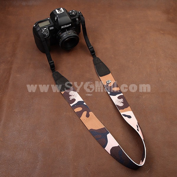 Shoulder Strap for SLR Camera Universal Type Camouflage Pattern (CAM1001)