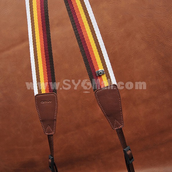 Shoulder Strap for SLR Camera Universal Type Colorful Stripes Style (CAM8244-1)