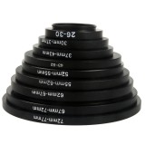 Wholesale - 37MM-86MM Lens Adapter Filter Set DC Camera Lens Filter Step Up Ring Adapter 