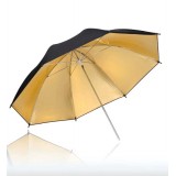 Wholesale - NICE 33" 83CM Photography Photo Umbrella Silver Black Reflective Umbrella For Studio 