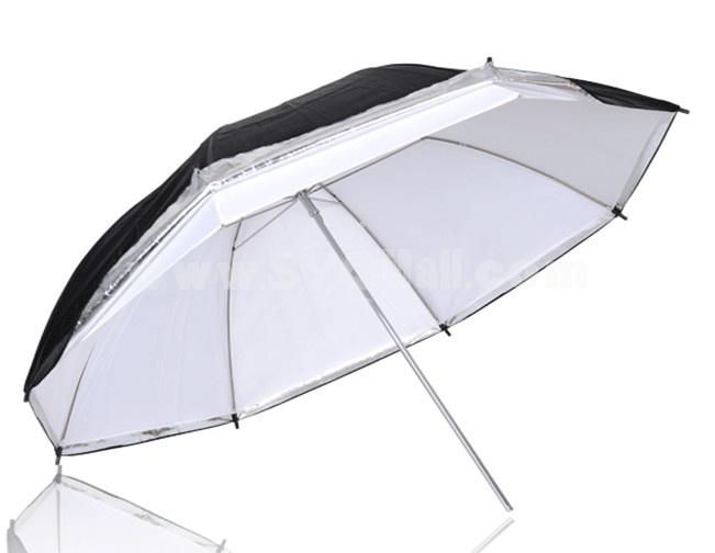 36" Detachable Photography Umbrella Black&White Umbrella Soft Umbrella