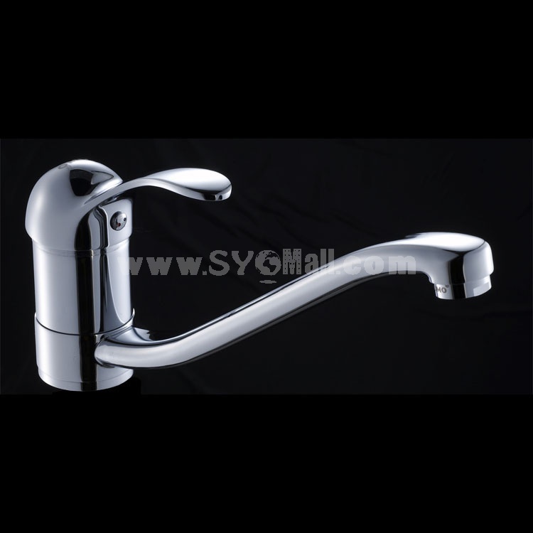 OMO All Brass Single Handle Rotatable Pull Out Kitchen Sink Faucet Cold and Hot Water B-12006