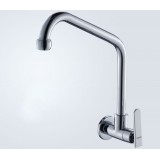 Wholesale - OMO All Brass Single Handle Wall Type Rotatable Pull Out Kitchen Sink Faucet Cold Water B-95001CP
