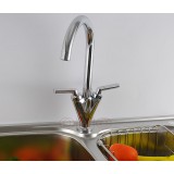 Wholesale - OMO All Brass Single Handle Rotatable Pull Out Kitchen Sink Faucet Cold and Hot Water B-90918CP