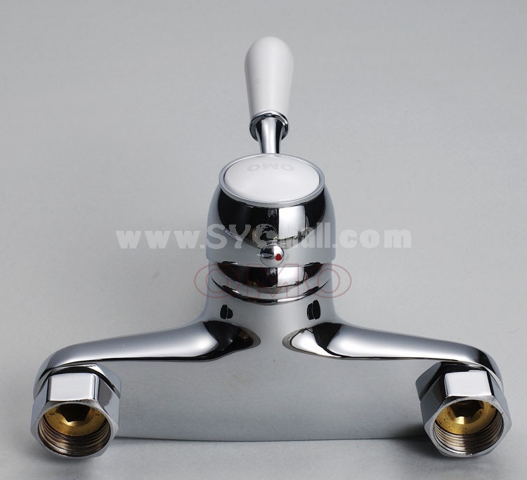 OMO All Brass Single Handle Tub Faucet with Valve and Water Outlet Cold and Hot Water B-85009CP